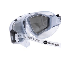 Slazenger Junior Yüzücü Gözlüğü MIRROR GL7 SmokeWhiteWhitBlk - Thumbnail
