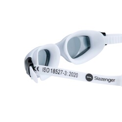 Slazenger Junior Yüzücü Gözlüğü Aero GS16 Smoke White White - Thumbnail